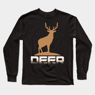 Vintage Deer Long Sleeve T-Shirt